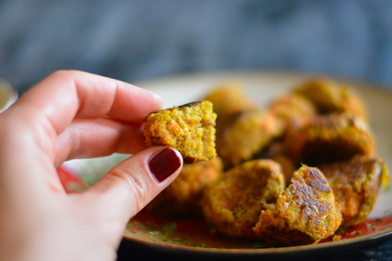 red lentil balls