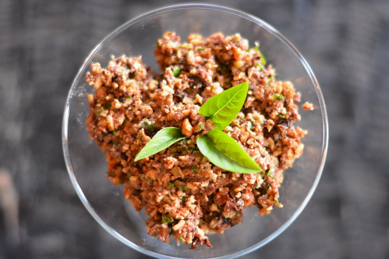 olive and almond tapenade