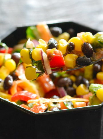 vegan black bean salad