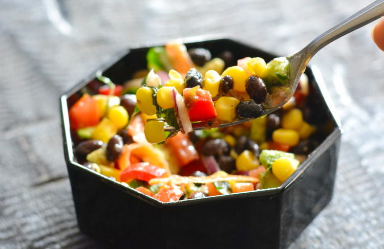 vegan black bean salad