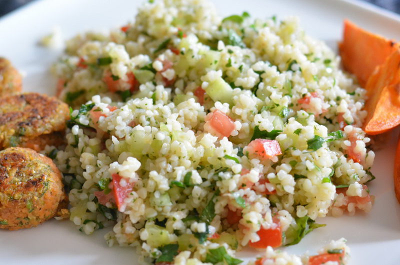 Refreshing tabbouleh salad 