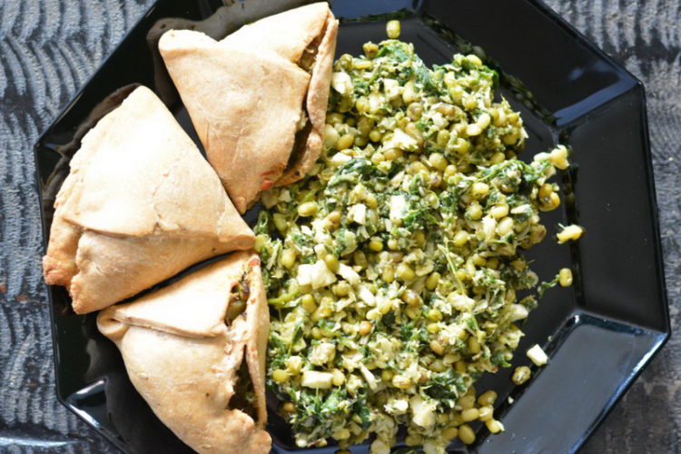 mung beans with coconut