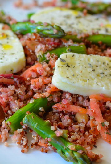 asparagus quinoa salad