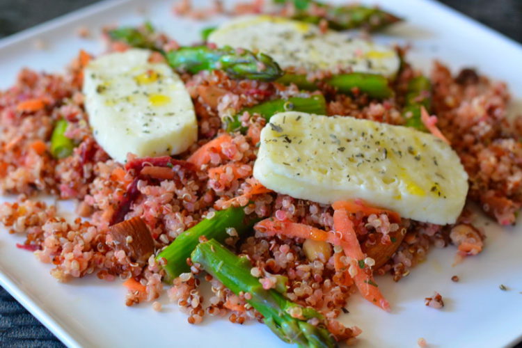 asparagus quinoa salad