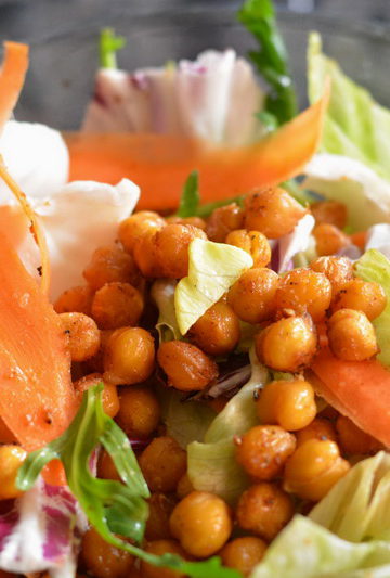 chickpea and avocado salad