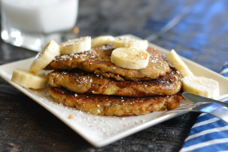 oat banana pancakes