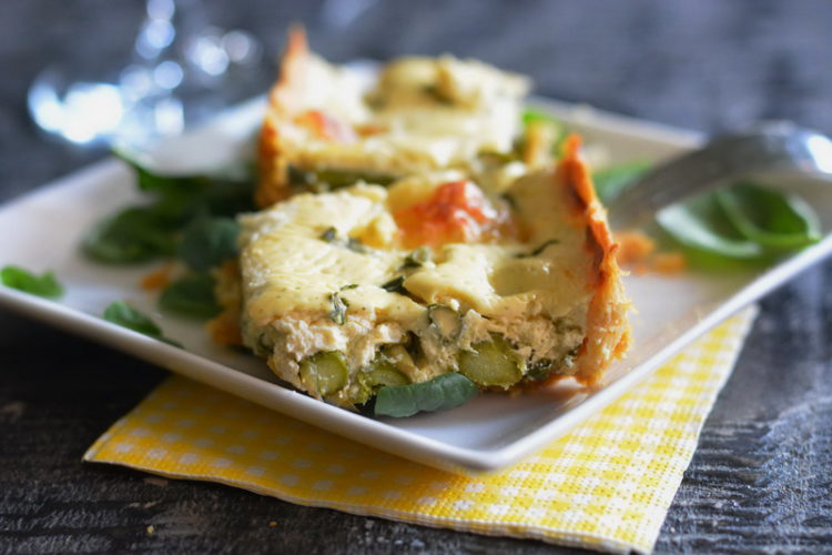 asparagus cheese tart