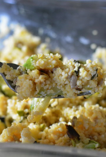 couscous with zucchini