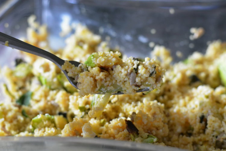 couscous with zucchini