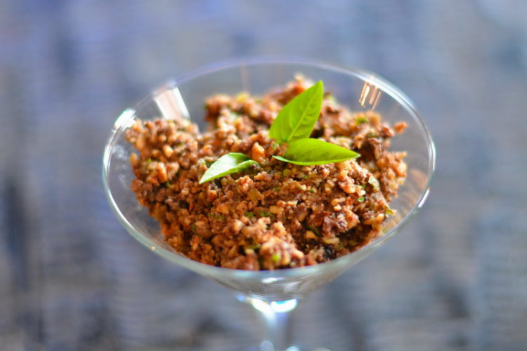 olive and almond tapenade