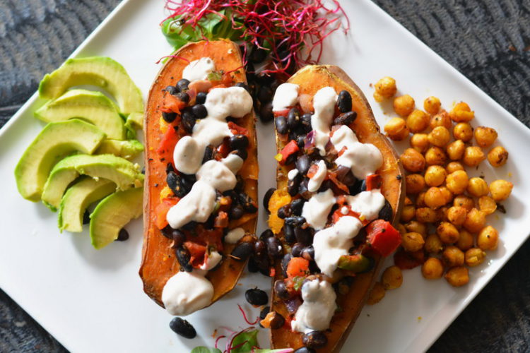 baked sweet potatoes