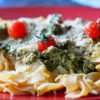 homemade spinach pesto