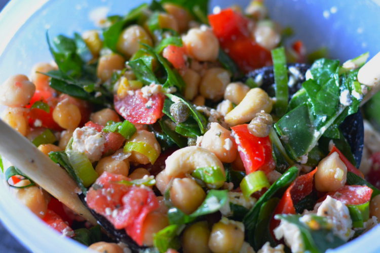 salad with cheese