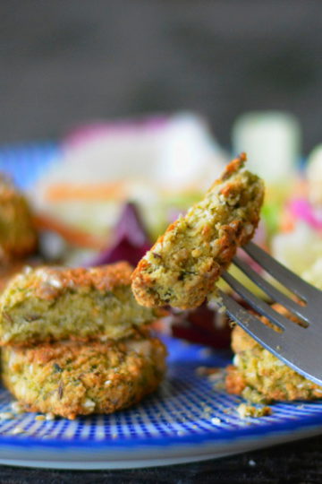 oven-baked falafel